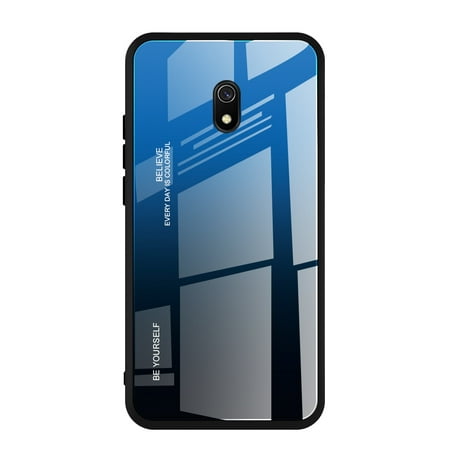 For Xiaomi Redmi 8A Gradient Color Glass Case