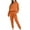 Orange, variant on Scyoekwg Women 2 Piece Outfits Sweatsuit Long Sleeve Sweatshirt Jogger Sweatpant Casual Two Piece Set Matching Outfits Fashion Lounge Set (Mint Green,XXL)