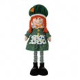 thumbnail image 1 of StPatrick's Day Gnomes Irish Leprechaun Tomtes Plushes Handmade March Nisse Elf Dwarf Farmhouse Tiered Tray Ornaments, 1 of 5