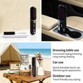thumbnail image 6 of Cordless Hair Straightener Brush, Rechargeable Portable Hair Straightening Comb with LCD Display, Mini Travel Styling Brush for Short Hair Beard Quick Heating, 6 of 9