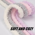 thumbnail image 3 of 1 Pair Puffy Round Shoe Laces,Soft Fuzzy Fluffy Shoelaces,10mm Cute Plush Shoe Strings for Boots,Sneakers,Casual Shoes, 3 of 7