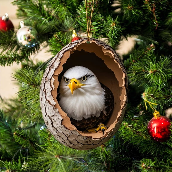 Christmas Hanging Ornaments, Forest Animals Ornaments Small Tree Ornaments, Christmas Decorations Indoor(1PCS)