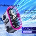 thumbnail image 3 of Ventilador Portátil de Cintura de 6000 MAh con Clip para la Cintura, de Alta Velocidad, con Doble Conducto, para Colgar en el Cuello, de Escritorio A, 3 of 5