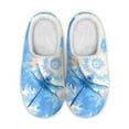 thumbnail image 6 of Wismoutput Dragonfly Tie Dye Cotton Slippers for Women Big Girls Fashion Printed Slippers Lightweight and Comfortable Fluffy Cotton Slippers, 6 of 7