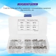 thumbnail image 4 of Cabeza 210 PCS Tornillo de Tapa de la Tapa Hexadecimal 304 Accesorios de Hardware de Acero Set inoxidable M2, 4 of 7