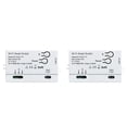 thumbnail image 1 of 2X Tuya WiFi Smart Switch Timer 1CH 7-32V USB 5V 2.4G WiFi Home Automation Module for Home IFTT,2 x Smart Switch,White, 1 of 8