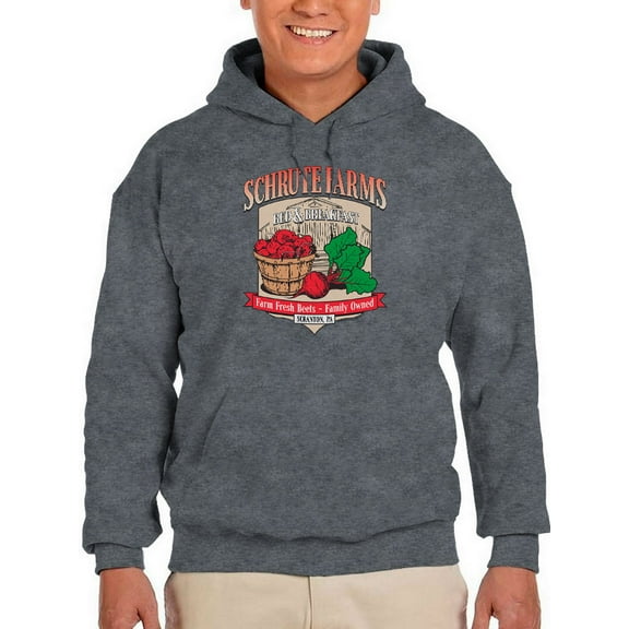Schrute Farms Bed And Breakfast Hoodie Men The Office, Male XX-Large
