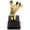 Golden, variant on Gold Badminton Trophy Cup - 1st Place Winner Medal