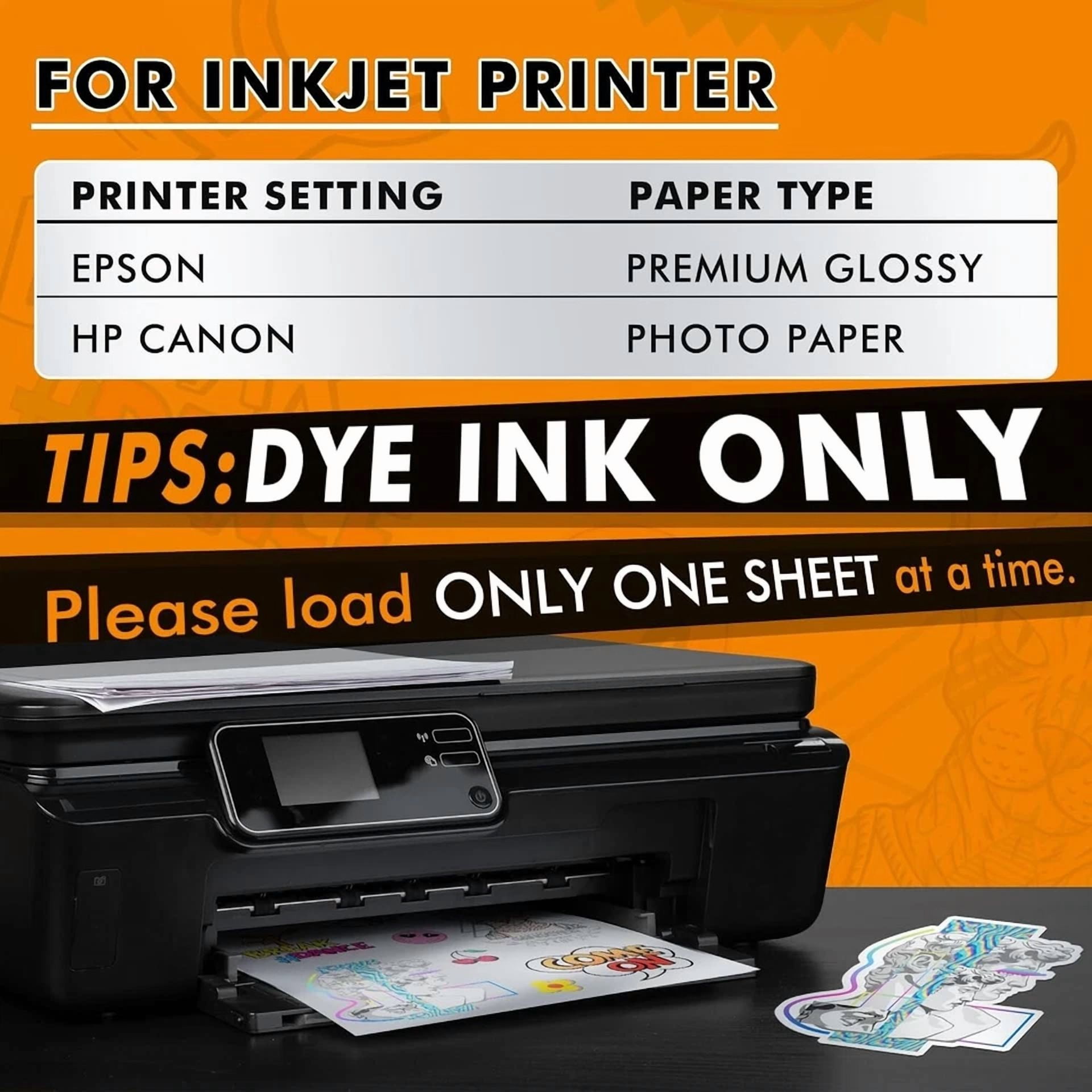 BUTTERFLY- Koala Printable Vinyl Sticker Paper Inkjet Printer Matt Silver Waterproof 8.5X11