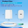 thumbnail image 7 of chalian Samsung Super Fast Charger,USB C Charger Fast Charging Block,3Pack 25W Samsung USB C Wall Charger,10FT Quick USB C Cable for Samsung Galaxy S24 Ultra/S23 FE/S22/S21/S20/A54/A14/Z Fold 5/4/Z, 7 of 7