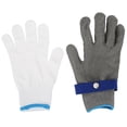 thumbnail image 4 of Guantes de acero inoxidable, guantes de acero anticorte, guantes anticorte de nivel, guantes de acero inoxidable de seguridad diseñados para la perfección, 4 of 8