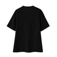 thumbnail image 6 of Uootdi Short Sleeve Tops for Women V Neck Button Placket Crinkled Fabric Blouses Casual Daily Comfortable Tunics Gift, 6 of 7