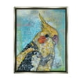 thumbnail image 3 of Stupell Industries Jolly Cockatiel Bird Assorted Layered Animal Collage Painting Luster Gray Floating Framed Canvas Print Wall Art, Design by Lisa Morales, 3 of 5
