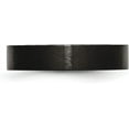 thumbnail image 4 of Chisel Stainless Steel Brushed Black IP-plated 5.2mm Flat Band - Ring Size 7.0, 4 of 8