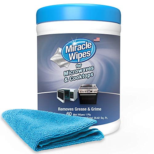 MiracleWipes for Microwaves and Cooktops Removes Food and Grime