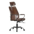 thumbnail image 6 of Moe's Home Collection Executive Office Chair Dark Brown Leather, 6 of 11