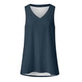 thumbnail image 4 of Tank Tops for Women 2026 Summer Casual Lightweight Loose Fit V Neck Sleeveless Shirt Basic Plain Tanks, 4 of 4