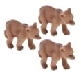 thumbnail image 1 of De Acción Modelo Realista de 3 Piezas de Un Pequeño Oso Marrón Sunnimix Juguete de figura animal, 1 of 8