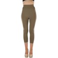 thumbnail image 7 of ToBeInStyle Womens Capri Length Wide Waistband Seamless Lightweight Stretch Leggings, 7 of 7