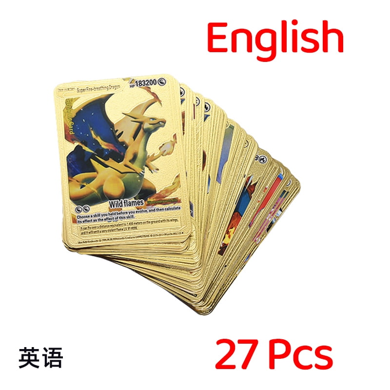 Tarjetas de Pokmon de 9-27-55 piezas Vmax GX energy, Charizard, Pikachu,  serie rara, tarjeta de entrenador de combate, regalo de juguete para nios  | Bodega Aurrera en lnea