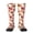 2 Black-2, variant on Sea Shells print thigh-high socks, crafted for both men and women with a stretchy, high-opaque design perfect for daily wear