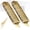 Gold, variant on GUENG Set of 2 Metal Mezuzah with Scroll & Mount Screws, Hebrew English Blessing Door Mezuzah Plaque, Jewish House Warming Gift(Silver)