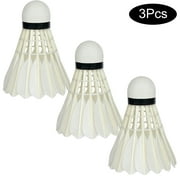 Goose Feather Badminton Shuttlecocks with Great Stability and Durability, High Speed Badminton Birdies-3Pcs