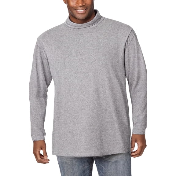 KingSize Men's Big & Tall Turtleneck Long-Sleeve Tee