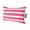 DeepPink, variant on Chaise Lounge Headrest Pillow 1 Pack, Black Striped Waterproof Chair Pillows with Insert & Adjustable Elastic Strap for Beach Pool, Modern Simple Monochrome Geometric White Outdoor Patio Pillow