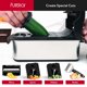 thumbnail image 5 of Cortador de verduras y espiralizador Fullstar 14 en 1 de acero inoxidable, 5 of 9