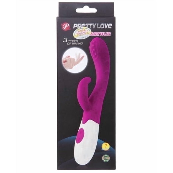 Pretty Love Arthur Rabbit Vibrator Silicone Purple