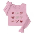 thumbnail image 4 of Craaazy Valentines Day Long Sleeve Shirts for Women Heart Prints Loose Top Show Your Love Gifts, 4 of 4