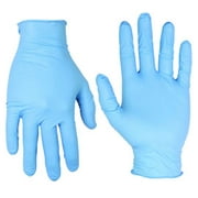 Nitrile Exam Powder-Free Non-Sterile Blue Gloves, Size Medium 100/bx