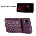 thumbnail image 3 of ELEHOLD Crossbody Wallet Case for iPhone XS / iPhone X, Soft PU Leather Card Holder Magnetic Flip Folio Purse Case,Purple, 3 of 6