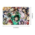 thumbnail image 2 of My Hero Academia Bathroom Rugs, Anime Welcome Door Mat, Non Slip Mat, Front Door Mat For Bedroom Living Room, Super Absorbent Flannel Rugs, Home Decor, 16*24 Inch, 2 of 9