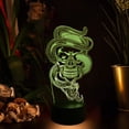 thumbnail image 4 of Luz nocturna 3D con calavera de Halloween, lámparas de colores de bajo consumo, 4 of 5
