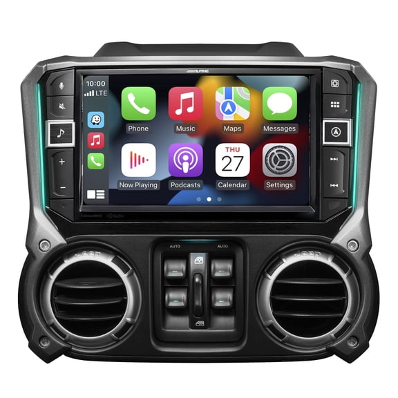 Alpine i509-WRA-JK 9-Inch Multimedia Receiver Compatible with 2011-2018 Jeep® Wrangler JK