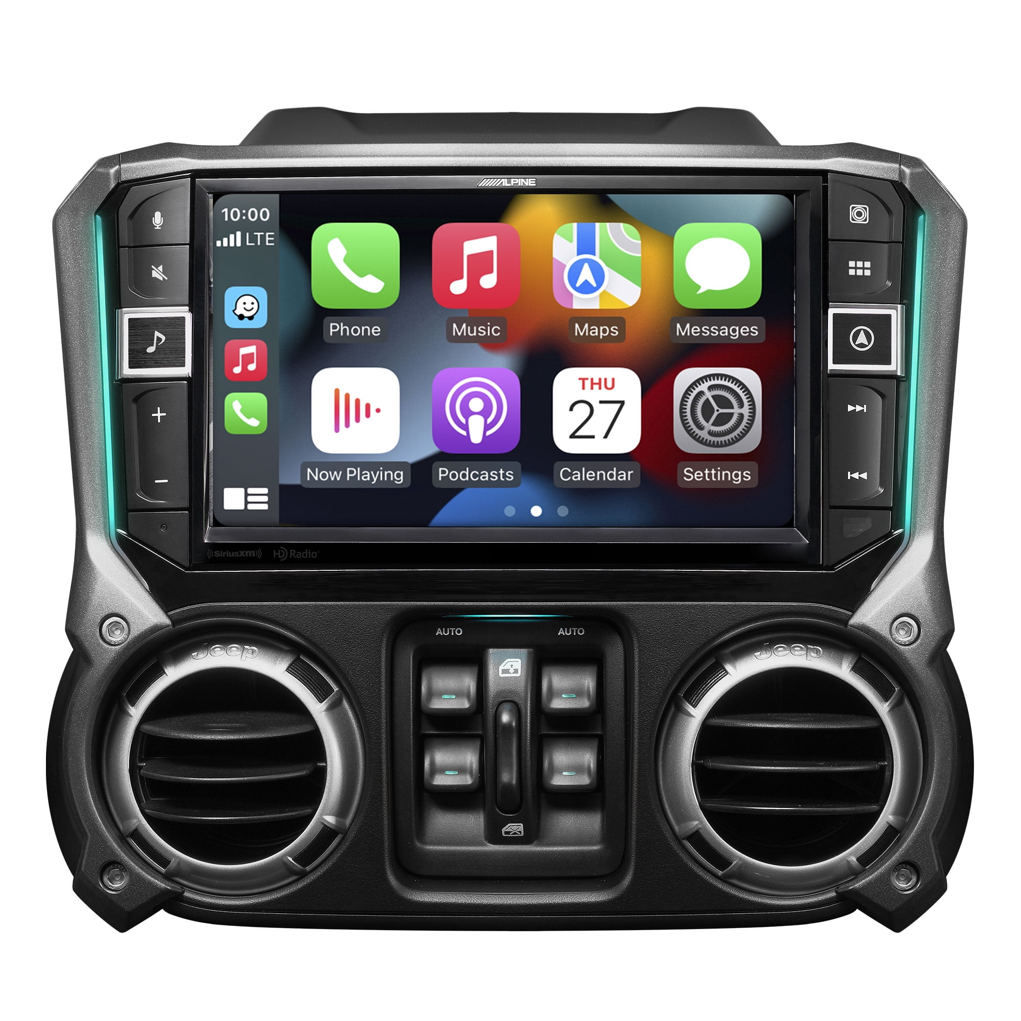 Alpine i509-WRA-JK 9-Inch Multimedia Receiver Compatible with 2011-2018 Jeep® Wrangler JK
