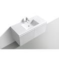 thumbnail image 4 of Kubebath Balli 48'' Single Sink Wall Mount Modern Bathroom Vanity in Gloss White Finish, 4 of 6