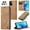 Brown, variant on ETFAST Leather Wallet With Card Holder Zipper Phone Case For OPPO Reno A77 A77S High Quality Leather Phone Case
