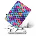 thumbnail image 6 of ELEHOLD for iPad Pro 11" 2022/2021/2020/2018 iPad Air 5/4 10.9",Flip Leather Case Cover with Card Holders Adjustable Kickstand Anti-Slip Elastic Band Shockproof Full Protective Case,Waves, 6 of 9