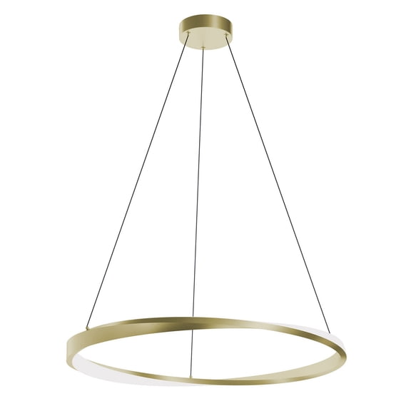 OBRP32LAJUDLB AFX Oberon - 30W 1 LED Pendant-1.5 Inch Tall and 1.4 Inch Wide-Light Antique Brass Finish
