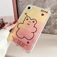 thumbnail image 3 of for Samsung Galaxy Tab A9+ 11.0" 2023 SM-X210/SM-X215/SM-X216 Clear Pattern Back Case, Luxury TPU Laser Lightweight Ultra Slim Shockproof Anti-Scratch Anti-Yellow Drop Protective Cover, Heart Bear, 3 of 6
