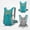 Sky Blue, variant on Reflective Safety Running Backpack, Portable Water‑Repellent Daypack for Students Teenagers and Outdoor Enthusiasts Sky Blue A