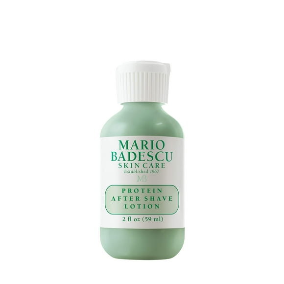 Mario Badescu Protein After Shave Loción para pieles mixtas grasas y sensibles | Hidratante ligero que minimiza las quemaduras por afeitado y los vellos encarnados |Formulado con avena y alantoína| 2