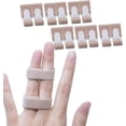 thumbnail image 1 of 12 unidades de cinta adhesiva para dedos para articulaciones de dedos atascadas, hinchadas o dislocadas, férulas para dedos., 1 of 2