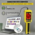thumbnail image 6 of VEVOR Thermal Imaging Camera, 60x60 (3600 Pixels) IR Resolution Infrared Camera with 2.8" Color Display Screen, Built-in SD Card and Li-ion Battery, for HVAC, Electrical System Automatic Detect, 6 of 9