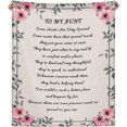 thumbnail image 1 of LHSHID Aunt Blanket Gifts for Aunts from Niece for Mothers Day Birthday Thanksgiving Christmas Blanket Throw Soft 60"x80", 1 of 7