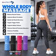 thumbnail image 3 of INNOTECH SC 12.9 x 5.5 Inch Foam Roller - EVA Foam Deep Tissue Massage Roller for Muscle Recovery, Yoga, Fitness, Stretching & Physical Therapy – Black, 3 of 8