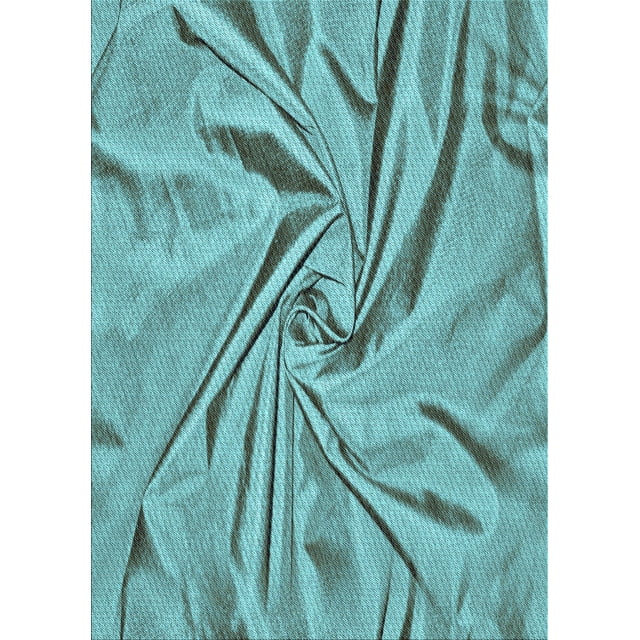 Ahgly Company Machine Washable Indoor Rectangle Transitional Aquamarine Stone Green Area Rugs, 4' x 6'